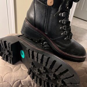 Gentle Souls Black Lace Boot